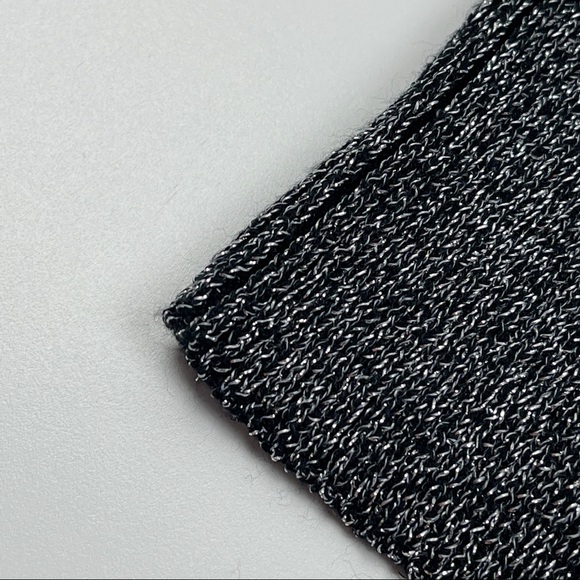 Forever 21 Silver Black Stretch Knit Tank Top M - Picture 8 of 11